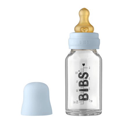 Bibs Baby Bottle Complete Set Biberon 110 ml - Baby Blue