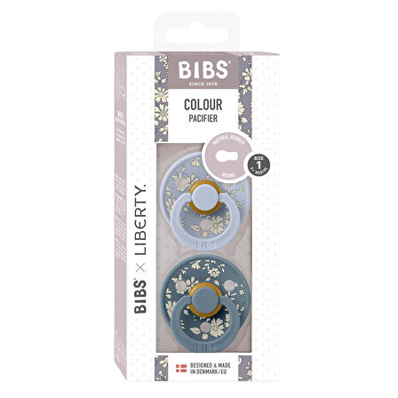 Bibs X Liberty Colour İkili Capel- Dusty Blue 0-6 Ay