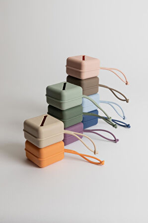 Bibs Pacifier Case Emzik Kutusu-Blush