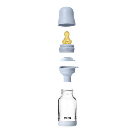 Bibs Baby Bottle Comp. Set Biberon Baby Blue 120ml