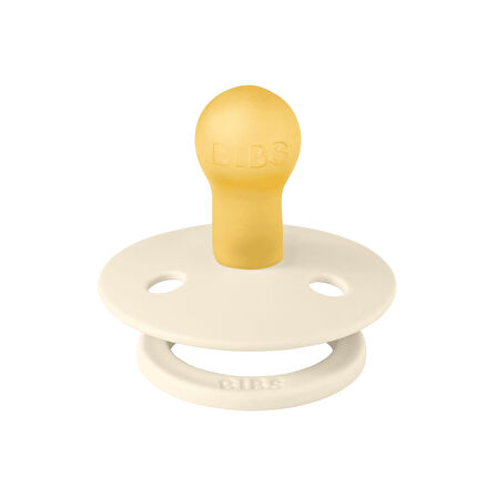 Bibs Studio Colour Block Kauçuk Emzik - Ivory/Ruby 0-6 Ay