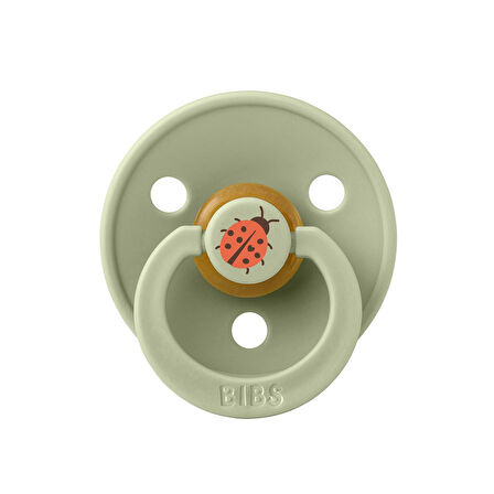 Bibs Studio Colour Ladybug Emzik-Sage 0-6 Ay