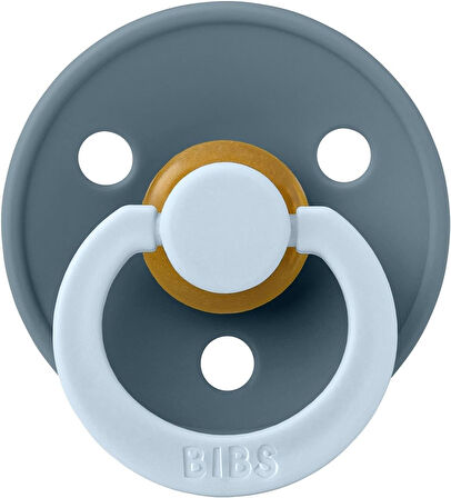 Bibs Studio Kauçuk Emzik / Fusion Petrol - Baby Blue +6 Ay