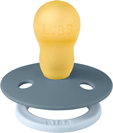Bibs Studio Kauçuk Emzik / Fusion Petrol - Baby Blue +6 Ay