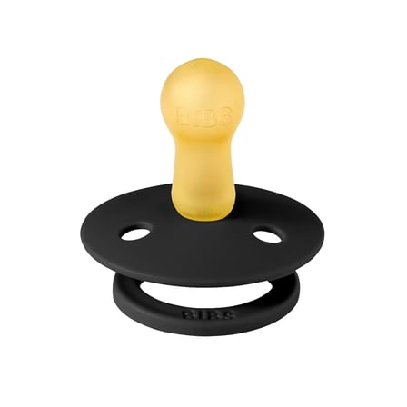 Bibs Studio  Polka Big Kauçuk Emzik -Black Ivory 0-6 Ay