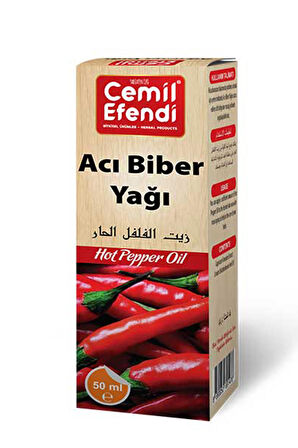 Acı Biber Yağı 50 Ml.