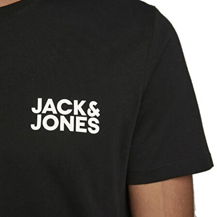 Jack & Jones   Siyah Erkek T-Shirt