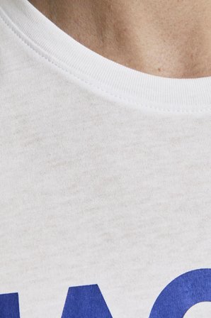 Jack&Jones Erkek Baskılı Tişört Büyük Logo 12151955 BEYAZ-XXL