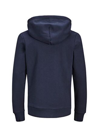 Jack & Jones Erkek Çocuk Lacivert Sweatshırt JJECORP LOGO SWEAT HOOD NOOS JR