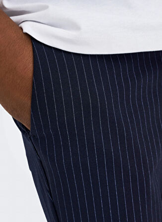 Only & Sons Normal Bel Normal Lacivert Erkek Chino Pantolon ONSMARK PANT STRIPE GW 3727 NOOS