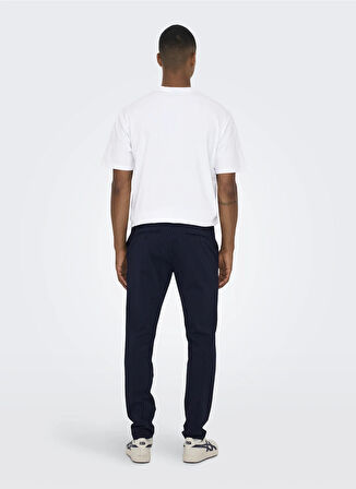 Only & Sons Normal Bel Normal Lacivert Erkek Chino Pantolon ONSMARK PANT STRIPE GW 3727 NOOS