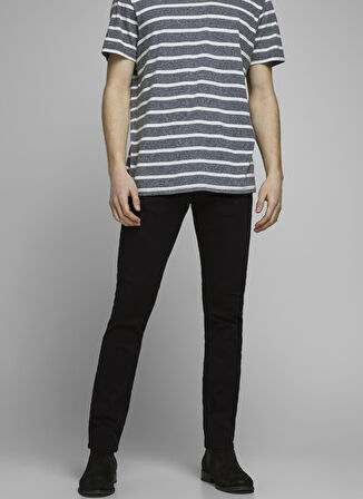 Jack & Jones Normal Bel Dar Siyah Erkek Denim Pantolon JJIGLENN JJICON JJ 177 50SPS NOOS