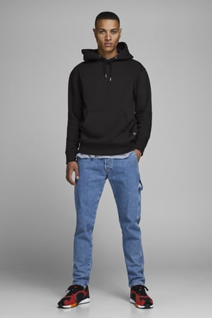 Jack & Jones Erkek Kapüşonlu Sweatshirt - 12161145