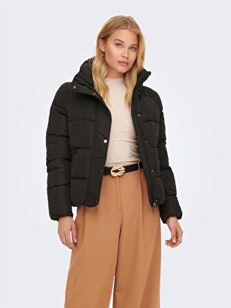 Only  Siyah Kadın Kısa Şişme Mont 15196546