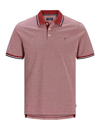 Jack & Jones Düz Koyu Kırmızı Erkek Polo T-Shirt 12169064_JPRBLUWIN POLO SS