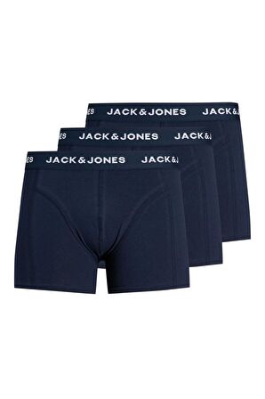 Jack & Jones 12171946 3 lü Erkek  Mavi Boxer