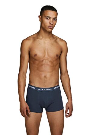 Jack & Jones 12171946 3 lü Erkek  Mavi Boxer