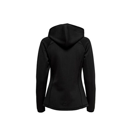 Kadın Sweatshirt Onpcara Ls Hood Zip Swt Jck Noos 15196488-Black