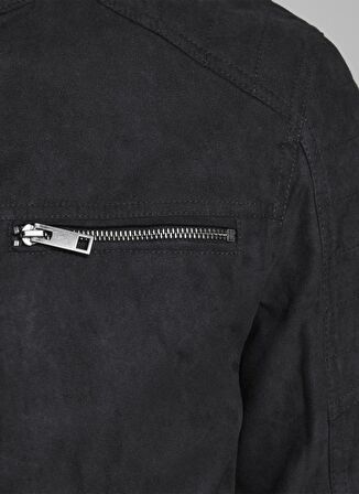 Jack & Jones Regular Fit Siyah Erkek Mont