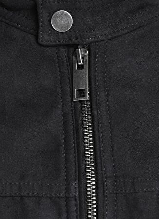 Jack & Jones Regular Fit Siyah Erkek Mont