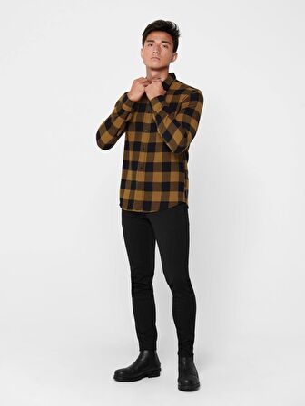 ONLY & SONS ONSGUDMUND ERKEK  KARELİ GÖMLEK 