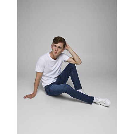 Jack & Jones Düşük Bel Slim Fit  Erkek Denim Pantolon 12173407