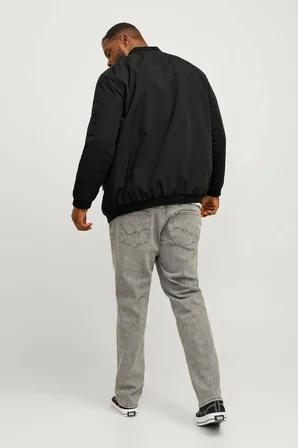 Jack Jones Büyük Beden Erkek Bomber Ceket 12173990