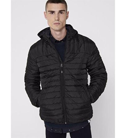 Only&Sons Erkek Mont Paul Quilted Hood 22015121-BLK