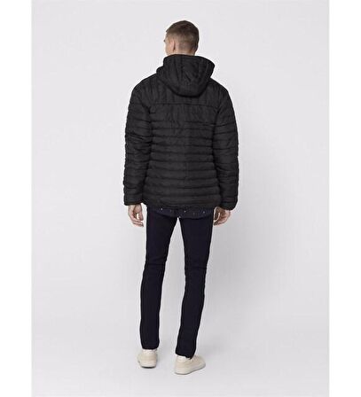 Only&Sons Erkek Mont Paul Quilted Hood 22015121-BLK