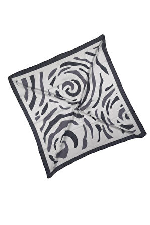 Mısırlı Eşarpları Soft Pamuk Geometrik Desenli Eşarp