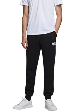 Jack & Jones Normal Siyah Erkek Eşofman Altı 12178421_JJIGORDON