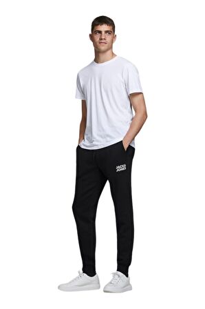 Jack & Jones Normal Siyah Erkek Eşofman Altı 12178421_JJIGORDON