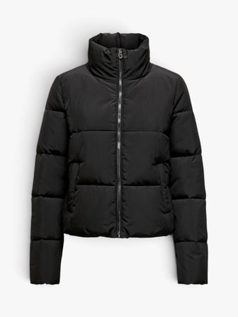 ONLDOLLY SHORT PUFFER JACKET OTW Kadın Siyah Mont - 15205371