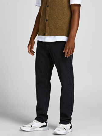 Jack&Jones Boru Paça Siyah Erkek Kot Pantolon 12168656