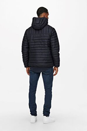 Only & Sons Hafif Şişme Ceket Mont Onspaul Quilted Hood Jacket - 22015121