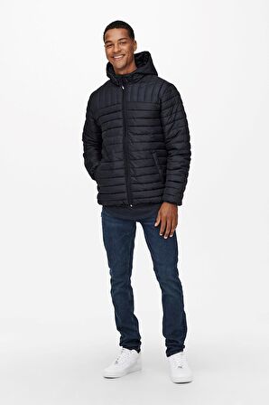 Only & Sons Hafif Şişme Ceket Mont Onspaul Quilted Hood Jacket - 22015121