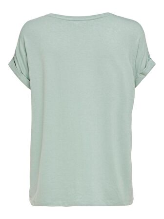 ONLMOSTER S/S O-NECK TOP NOOS JRS su yeşili