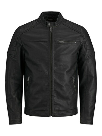 Jack Jones Htano Erkek Suni Deri Ceket 12182192