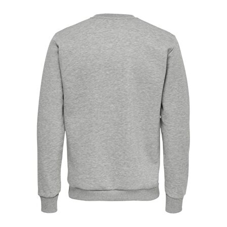 Only&Sons Erkek Sweatshirt Ceres Life Crew Neck 22018683-LGM