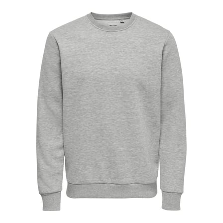 Only&Sons Erkek Sweatshirt Ceres Life Crew Neck 22018683-LGM