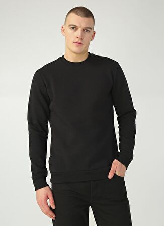 Only & Sons O Yaka Siyah Erkek Sweatshırt 000000000022018683