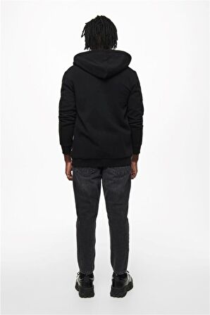 Only & Sons Onsceres Fermuarlı Hoodie Sweatshirt - 22018684