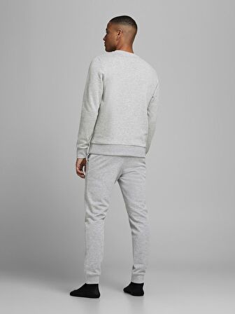 Jack&Jones Açık Gri-Melanj Erkek Eşofman Takımı 12182478
