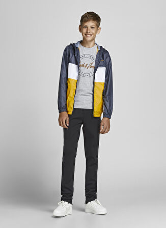 Jack & Jones Siyah Erkek Çocuk Düz Eşofman Altı JPSTVEGA JJTRASH BLACK LN JNR