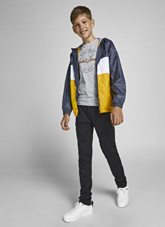 Jack & Jones Siyah Erkek Çocuk Düz Eşofman Altı JPSTVEGA JJTRASH BLACK LN JNR