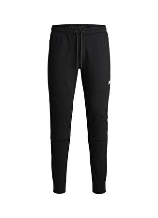 Jack & Jones Slim Fit Siyah Erkek Eşofman Altı 12184970_JPSTWILL JJAIR SWEATPANTS