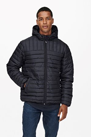 Only & Sons Hafif Şişme Ceket Mont Onspaul Quilted Hood Jacket - 22015121