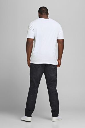 Jack & Jones O Yaka Baskılı Beyaz Erkek T-Shirt JJECORP LOGO TEE SS CREW NECK NOOS