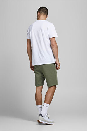 Jack & Jones Erkek Günlük Pamuklu Penye Şort 12182595