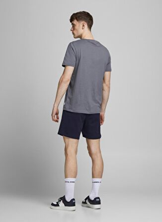 Jack & Jones 12182595_Jji Shark NormalBel Düz Lacivert Erkek Şort